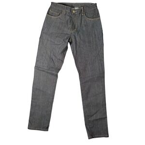 Blue Delta Custom Raw Denim Jeans Men's Size 29x30 Indigo Straight Leg Bespoke